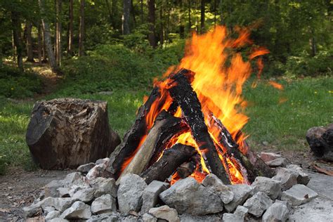 Découverte du feu en plein air